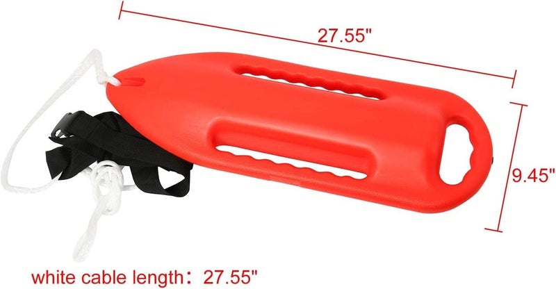 Beiruoyu 3 Handle Rescue Can Swimming Float Rescue Buoy 220N for Water Life Saving Safe Swim Training Swim Buoy Safety Float with Adjustable Waist Belt - Image 2